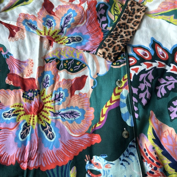 Anthropologie Flannel Buttondown Pajama Top - Picture 8 of 16